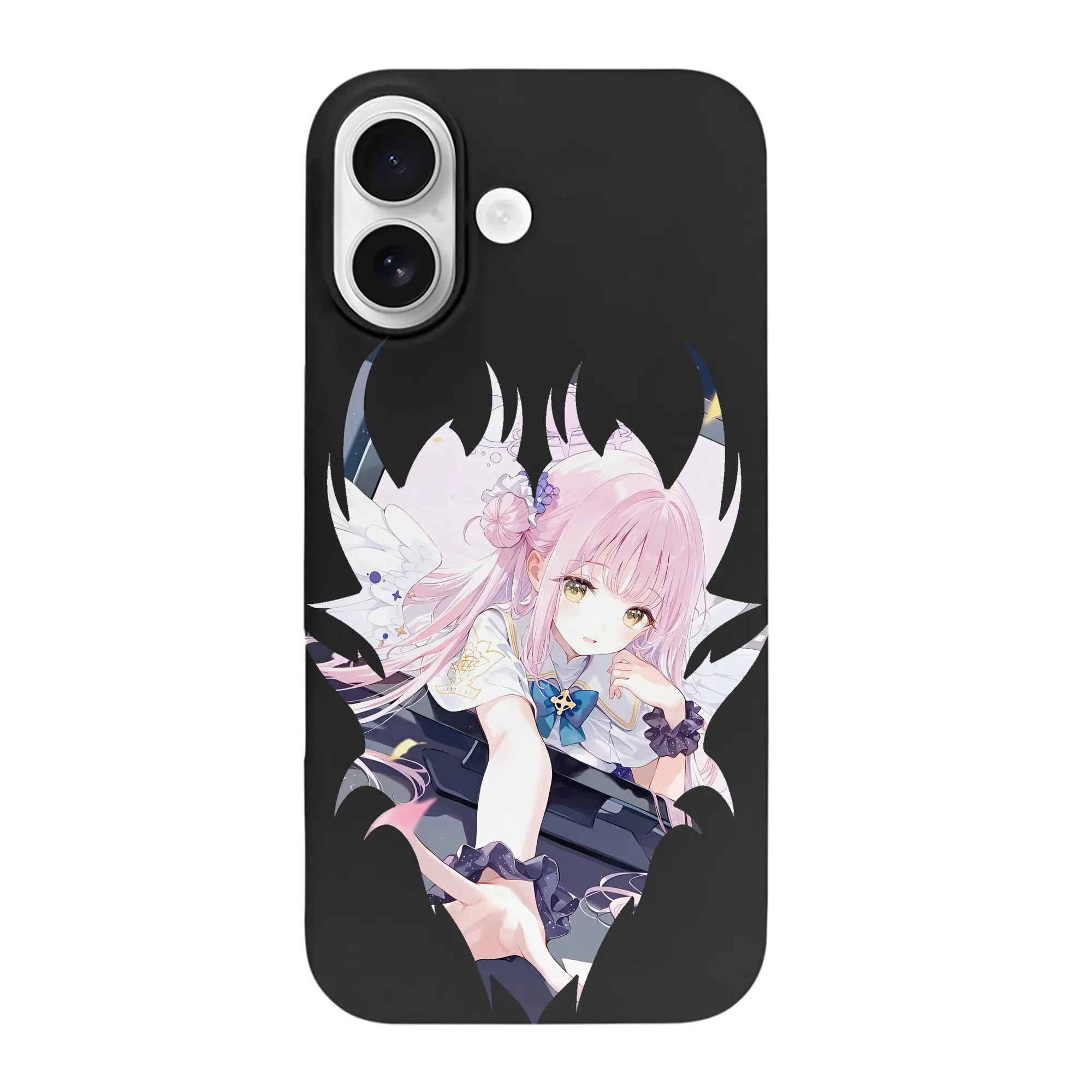 ブルーアーカイブ グッズ 聖園ミカ - iPhone 17 シリーズ シリコンケース 薄型 耐衝撃 指紋防止 ソフトタッチカバー 精密フィット 傷防止 保護ケース iPhone 17/17 Air/17 Pro/17 Pro Max 対応